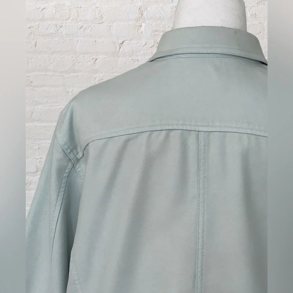 Eddie Bauer Womens Blue Flannel Button Up Shirt Sz XXL Chore Barn Farm Country - Picture 7 of 13